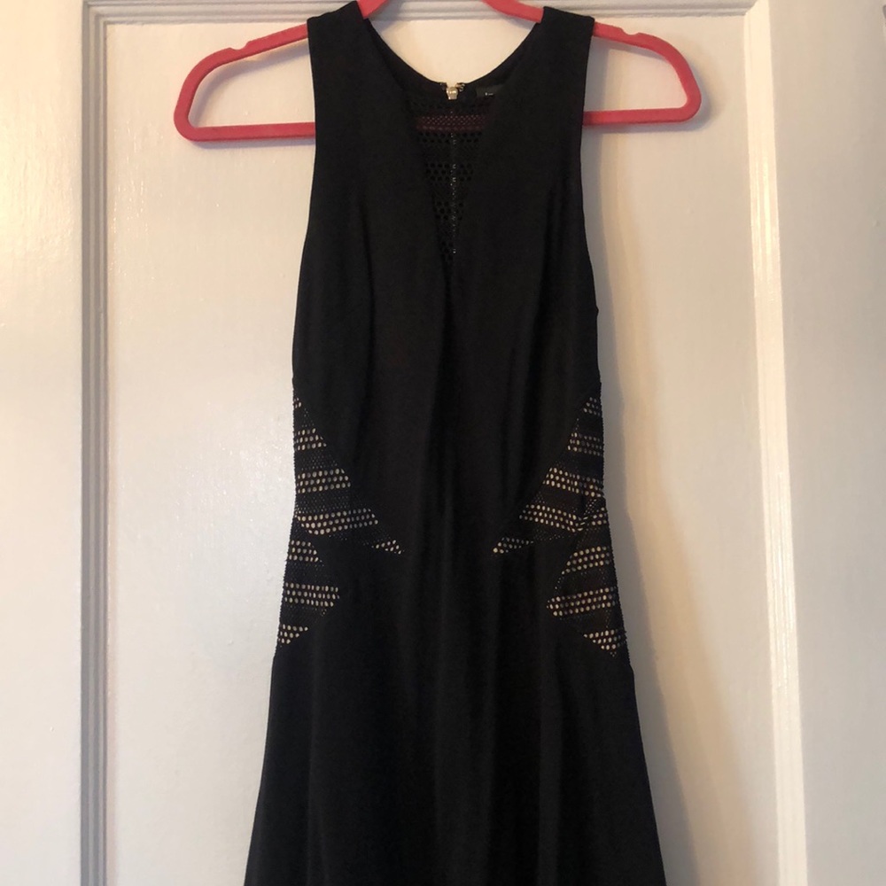 Bebe Fit & Flare Black Dress